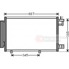 18005439 VAN WEZEL Конденсатор, кондиционер