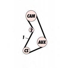 QBK326 QUINTON HAZELL Комплект ремня грм