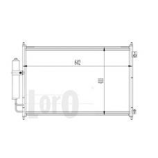 035-016-0025 LORO Конденсатор, кондиционер
