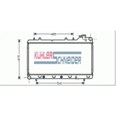 2501801 KUHLER SCHNEIDER Радиатор, охлаждение двигател