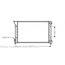 VW2072 Prasco Радиатор, охлаждение двигателя