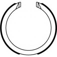 8DA 355 051-061 HELLA PAGID Комплект тормозных колодок, стояночная тормозная с