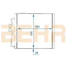 7402001 BEHR Condenser
