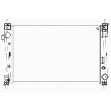 RA0000110 J. DEUS Радиатор, охлаждение двигателя
