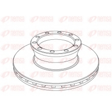 NCA1040.20 KAWE Тормозной диск