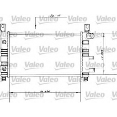 730558 VALEO Радиатор, охлаждение двигателя