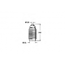 1211291 OCAP Пыльник, рулевое управление