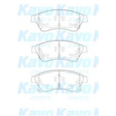 BP-1017 KAVO PARTS Комплект тормозных колодок, дисковый тормоз