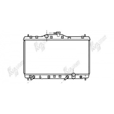 25002074 VAN WEZEL Радиатор, охлаждение двигателя