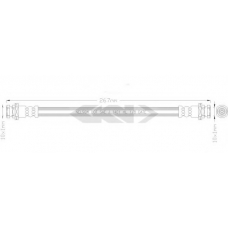 338841 SPIDAN Тормозной шланг