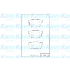 BP-2032 KAVO PARTS Комплект тормозных колодок, дисковый тормоз