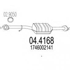 04.4168 MTS Катализатор
