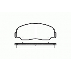 0178.20 REMSA Комплект тормозных колодок, дисковый тормоз