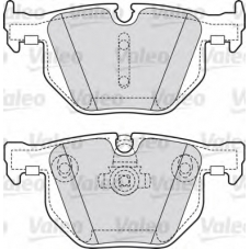 598754 VALEO Комплект тормозных колодок, дисковый тормоз