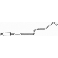 38406 SIGAM Средний глушитель выхлопных газов