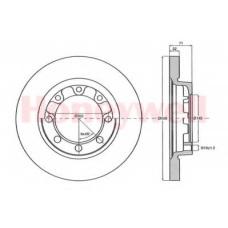 567143B BENDIX Тормозной диск