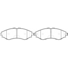 FP0797 FIT Комплект тормозных колодок, дисковый тормоз
