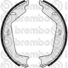 S 86 511 BREMBO Комплект тормозных колодок, стояночная тормозная с