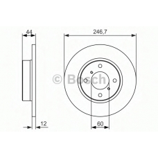 0 986 479 901 BOSCH Тормозной диск