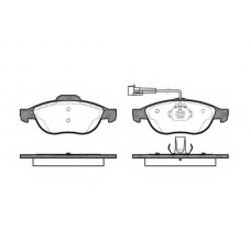 P7603.02 WOKING Комплект тормозных колодок, дисковый тормоз