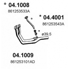 04.1008 ASSO Труба выхлопного газа