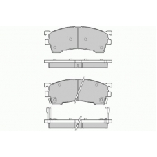 12-0961 E.T.F. Комплект тормозных колодок, дисковый тормоз