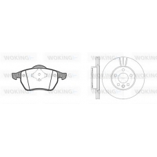 82903.04 WOKING Комплект тормозов, дисковый тормозной механизм