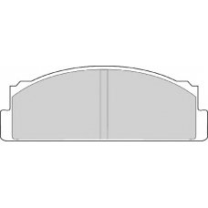 FD607N NECTO Комплект тормозных колодок, дисковый тормоз