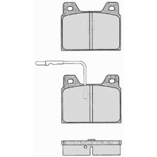 095.0 RAICAM Комплект тормозных колодок, дисковый тормоз