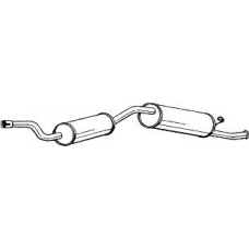 282-933 BOSAL Глушитель выхлопных газов конечный