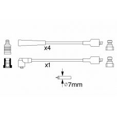 0 986 356 786 BOSCH Комплект проводов зажигания