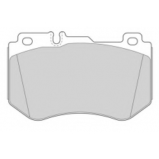 FD7606A NECTO Комплект тормозных колодок, дисковый тормоз