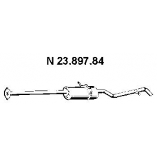 23.897.84 EBERSPACHER Глушитель выхлопных газов конечный