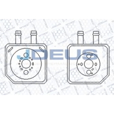 401M20 JDEUS масляный радиатор, двигательное масло
