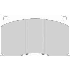 FD210A NECTO Комплект тормозных колодок, дисковый тормоз