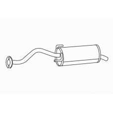 614653 FONOS Глушитель выхлопных газов конечный