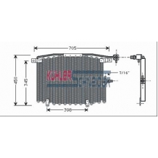 5021301 KUHLER SCHNEIDER Конденсатор, кондиционер