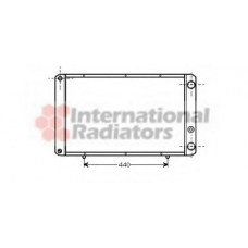 43002059 VAN WEZEL Радиатор, охлаждение двигателя