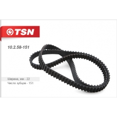 10.2.58-151 TSN Ремень приводной зубчатый