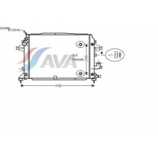 OL2460 GERI Радиатор, охлаждение двигател