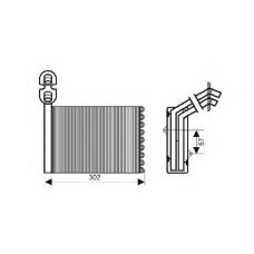 QHR2189 QUINTON HAZELL Теплообменник, отопление салона