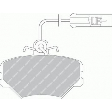 FDB524 FERODO Комплект тормозных колодок, дисковый тормоз