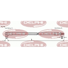 LH0465 DELPHI Тормозной шланг