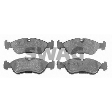 89 91 6339 SWAG Комплект тормозных колодок, дисковый тормоз