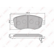 BD-7524 LYNX Bd-7524 колодки тормозные передние lexus gs300 93-05/is200/300 99-05/sc430 01>, toyota supra 93-98
