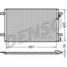 DCN02031 DENSO Конденсатор, кондиционер