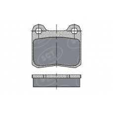 SP 200 SCT Комплект тормозных колодок, дисковый тормоз