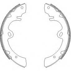 4329.00 ROADHOUSE Комплект тормозных колодок