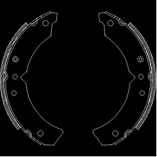 Z4622.00 WOKING Комплект тормозных колодок