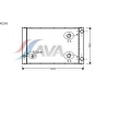 AI2268 AVA Радиатор, охлаждение двигателя